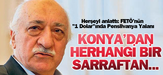 FETÖ'nün "1 Dolar"ında Pensilvanya Yalanı