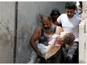 Halep'e varil bombalı saldırı