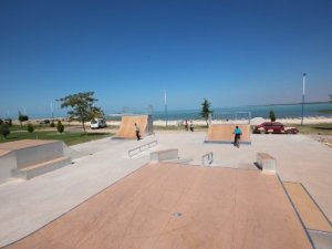 Beyşehir'de  tarafından kay kay parkı hizmete açıldı