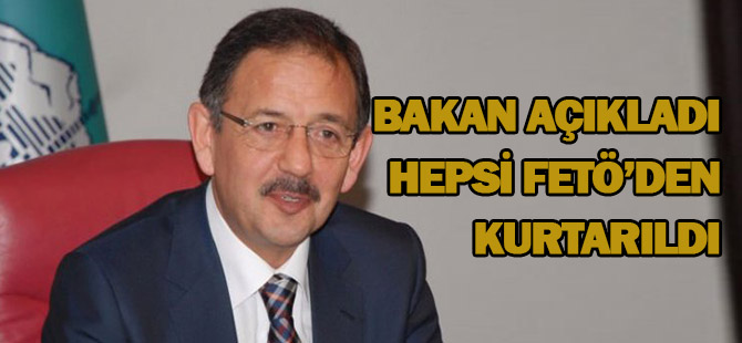 Özhaseki: 1.142 tanesi FETÖ'den kurtarıldı