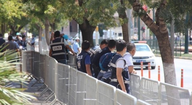 Cumhurbaşkanı'nın gelişi öncesi Gaziantep'te yoğun güvenlik önlemi