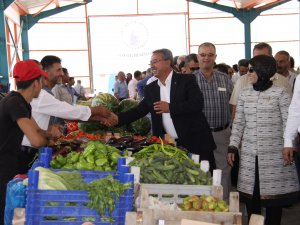 Başak Pazar Market törenle açıldı