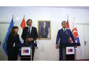 Çelik-Koenders ortak basın toplantısı