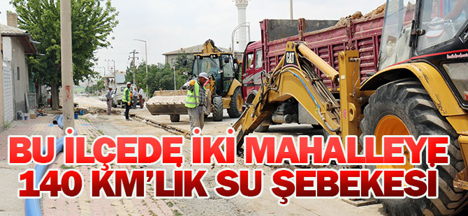 Kadınhanı’nın İki Mahallesine 140 Km’lik Su Şebekesi