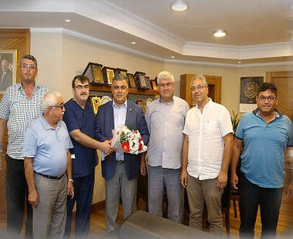 Derneklerden Başkan Özgüven’e ziyaret