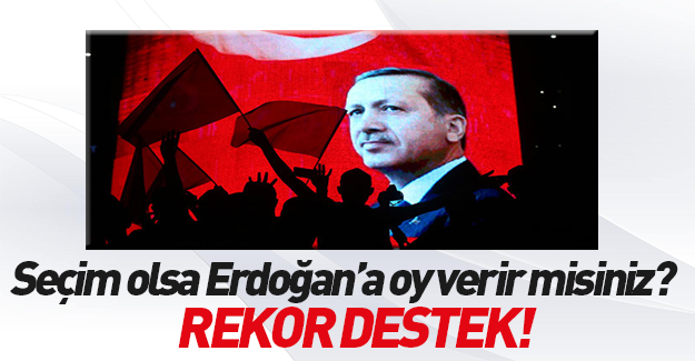 MAK anketinde Erdoğan'a büyük destek