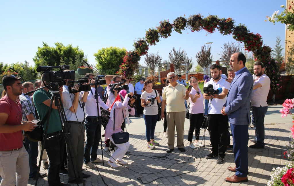 Selçuklu Çiçek Bahçesi ve Macera Kulesi tanıtıldı