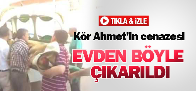 Ahmet Özdemir'in cenazesi böyle çıkarıldı