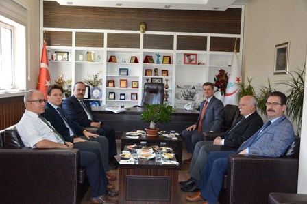 Vali Canbolat, Konya İl Sağlık Müdürlüğüne ziyaret