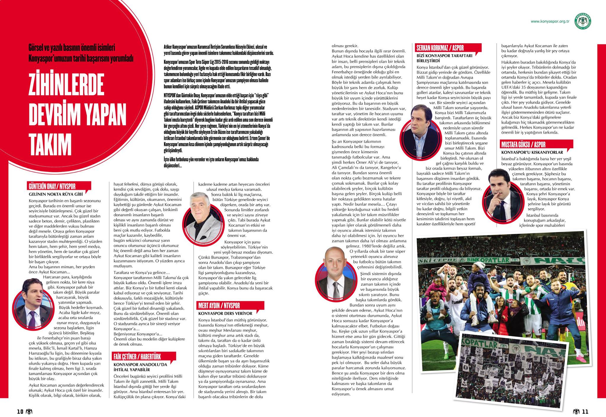 Ulusal basın Konyaspor'u yazdı