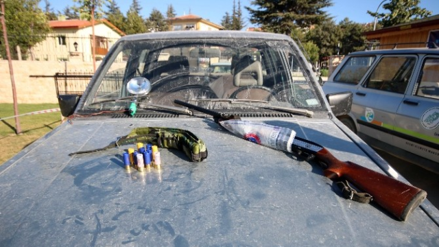 Hüyük'te Projektörle Tavşan Avlayan 4 Kişiye 9 Bin 600 Lira Ceza