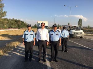 Kaymakam Altun, denetleme çalışmalarını izledi