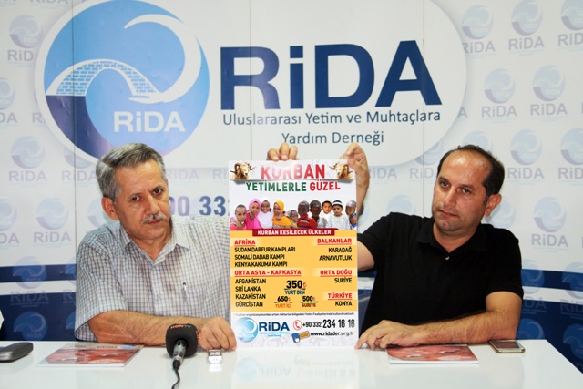 RİDA 11 ülkede kurban kesecek
