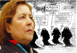 Karikatürle partisine kafa tuttu