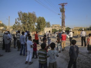 Cerablus'a elektrik verilmeye başlandı