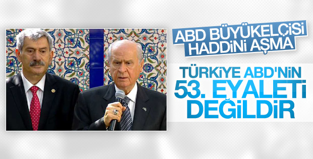 Bahçeli'den ABD'ye tepki