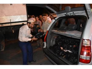 TDV, Nusaybin'de kurban eti dağıttı