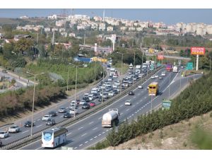 Tatilciler dönüş yolunda