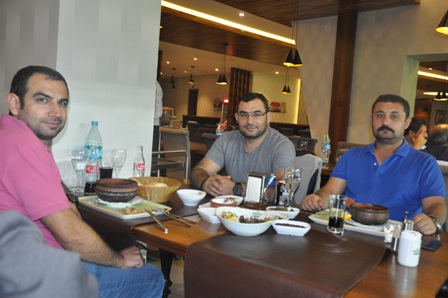 İş adamları yemekte buluştu