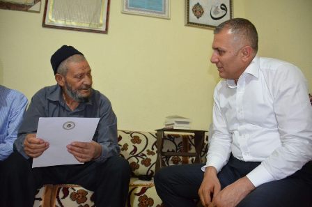 Arat’tan şehit ailelerine bayram ziyareti