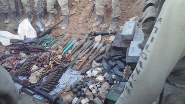 PKK’nın cephanesi ele geçirildi