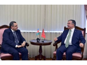 Bakan Yılmaz'ın kabulü