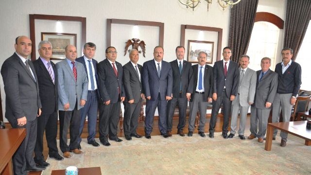 Sendikalardan Vali Canbolat’a ziyaret