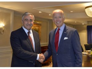 KKTC Cumhurbaşkanı Akıncı, Biden ile görüştü