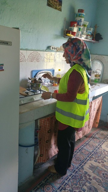 Ereğli'de evde bakım hizmetleri sürüyor