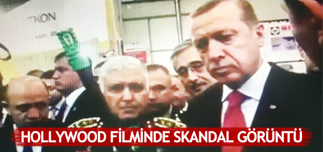 Hollywood filminde skandal görüntü