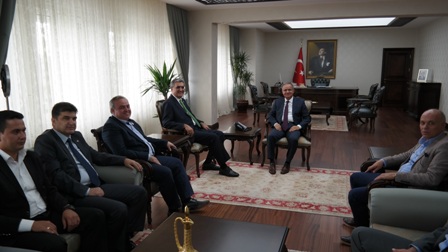Recep Konuk, Muhtarlarla buluştu