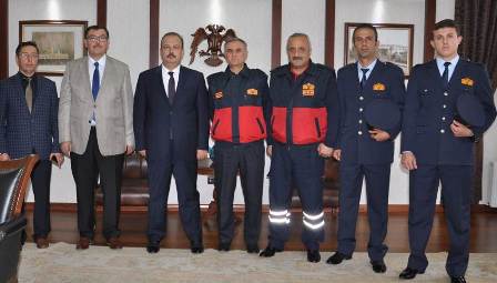 İtfaiye’den  Vali Canbolat’a Ziyaret