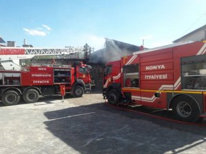 Beyşehir'de yangın