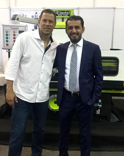 Oscar Cordoba Sarıtaş Makine Standında