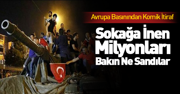 Batılı gazetecilerden komik itiraf!