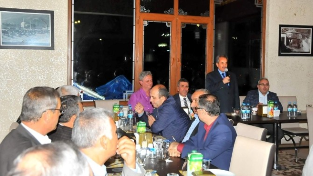 Başkan Akkaya'dan Albay Canol'a Veda Yemeği