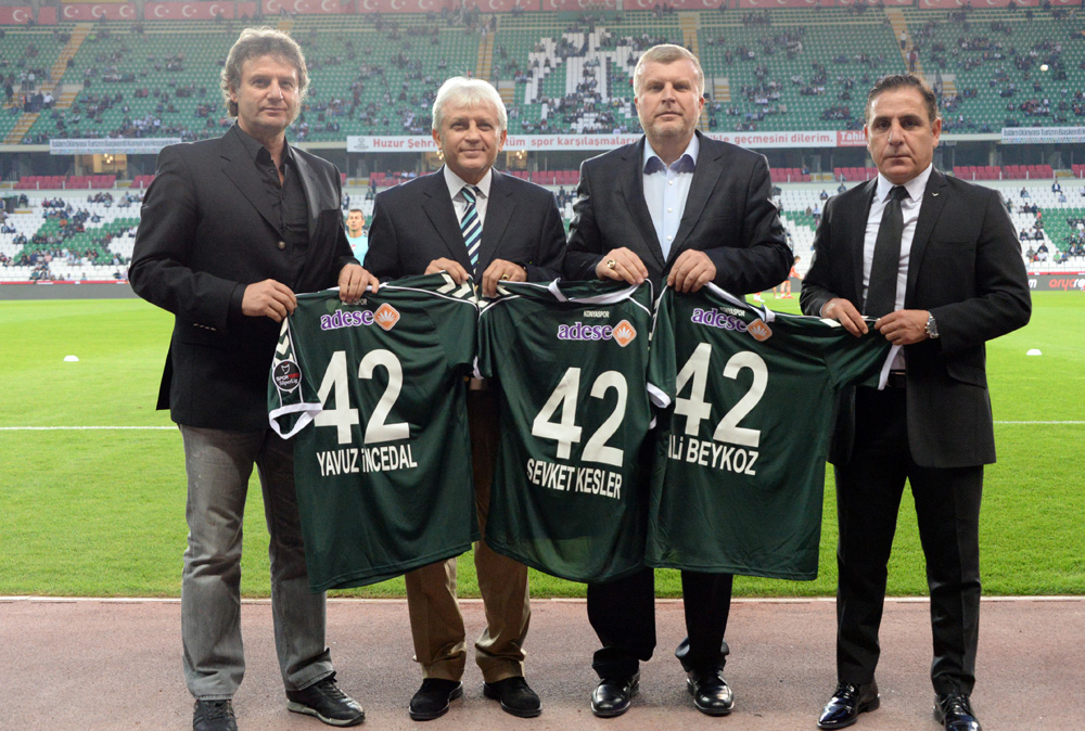 Konyasporlu eski yıldızlara ahde-vefa
