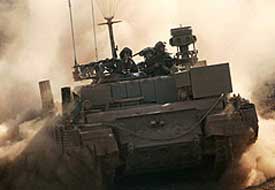 İsrail ordusu Gazze içinde