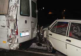 Cihanbeyli'de zincirleme trafik kazası