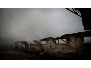 Bursa'da fabrika yangını