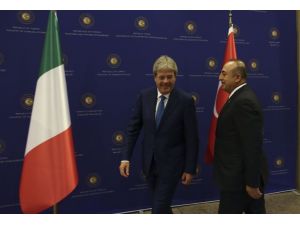 Çavuşoğlu-Gentiloni ortak basın toplantısı