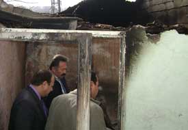 Halkapınar'da yangın korkuttu