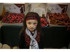 Gazze'de taze hurma fuarı