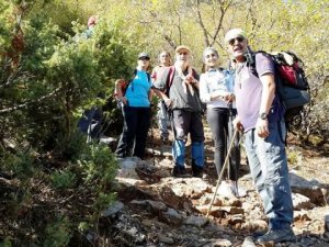 Konyalı dağcılar Hasan dağı zirvesinde