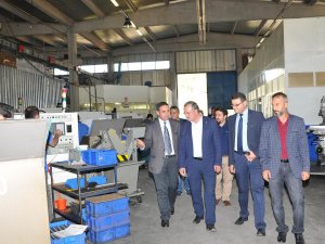Kütükcü, Huğlu’daki silah üreticileriyle buluştu