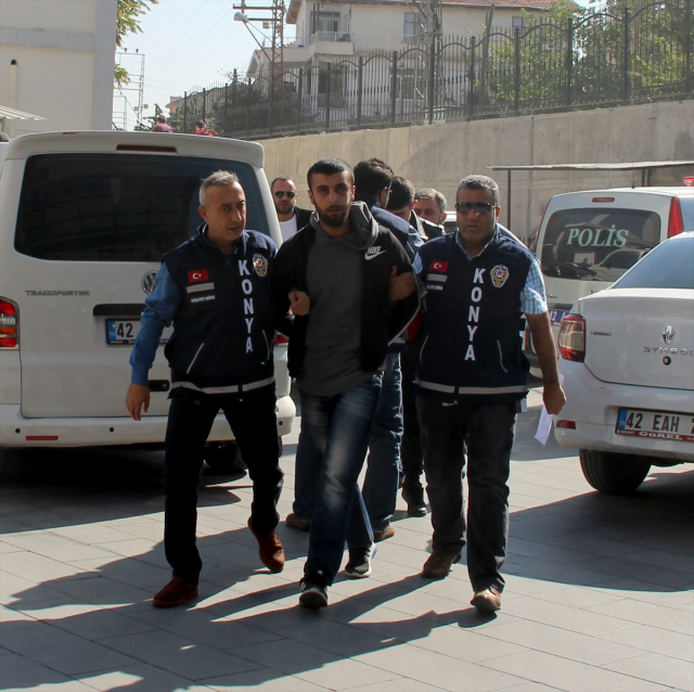 Konya'daki cinayet zanlıları tutuklandı