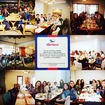 Sınav Koleji kahvaltıda buluştu