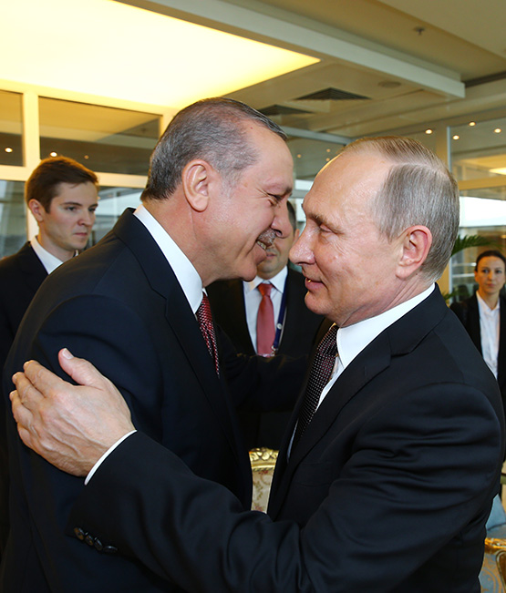 Erdoğan, Putin ile TürkAkım'ı görüştü