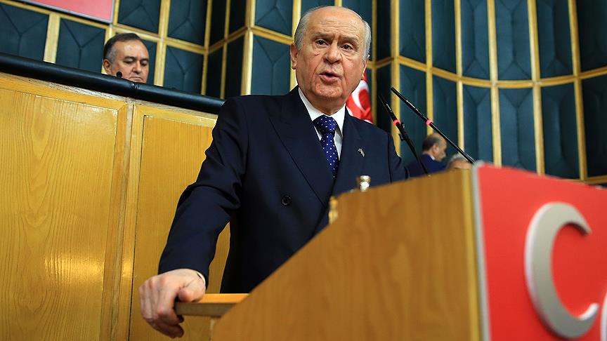 Bahçeli'den Hükümete destek...