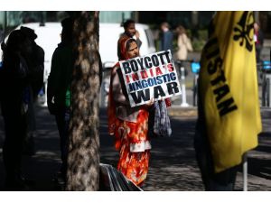 Sihlerden BM önünde "Pencap" eylemi